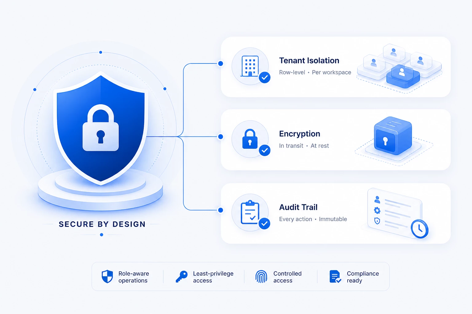 Security and governance built in